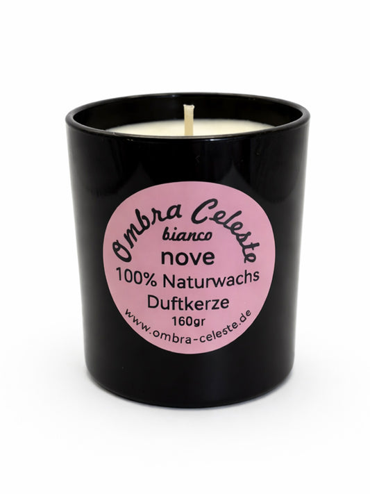 Ombra Celeste Duftkerze nove  - Eukalyptus, Orange, Zimt - vegan & handgegossen