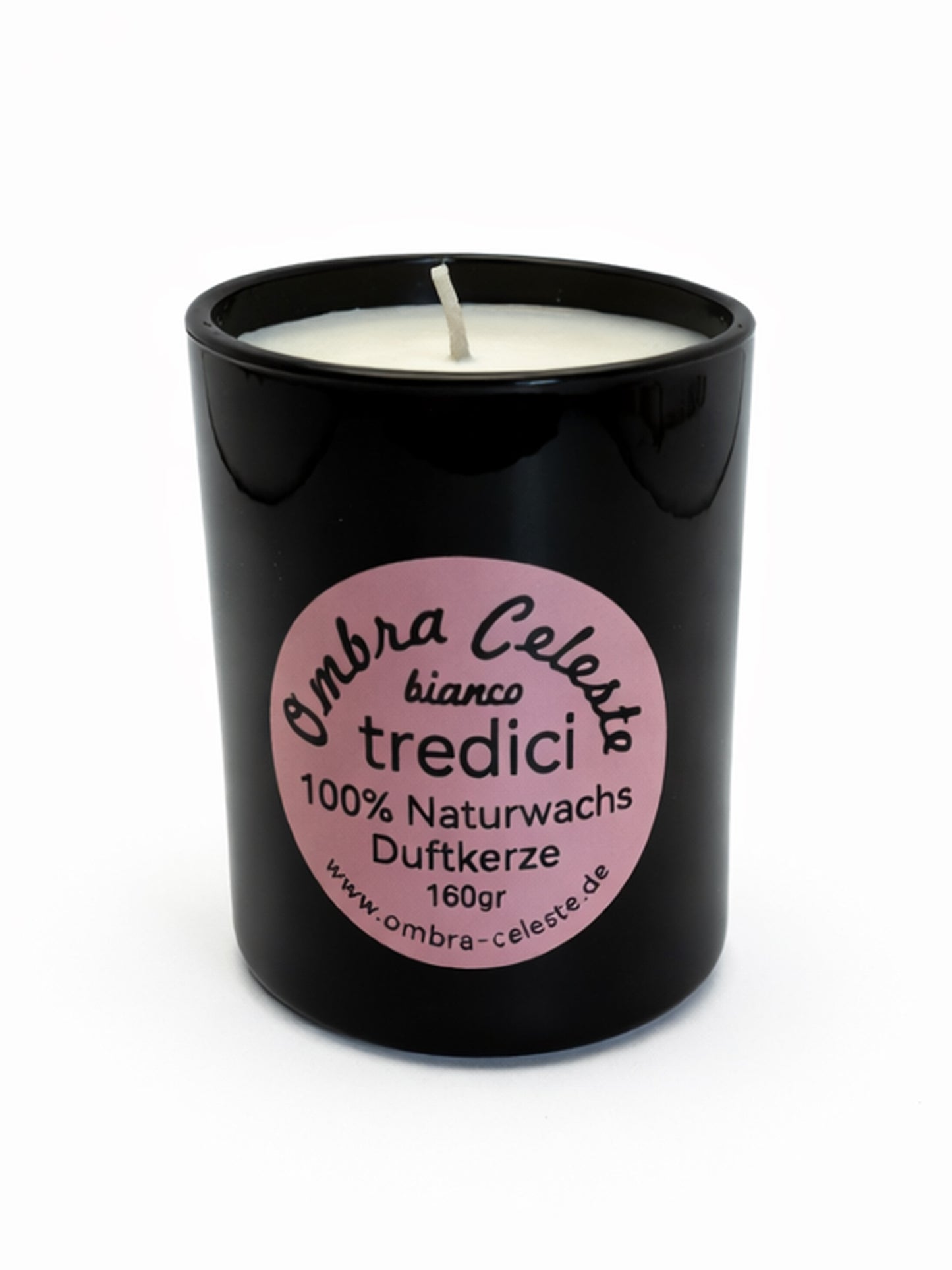 Ombra Celeste Duftkerze tredici - Bergamotte, Patchuli, Zedernholz - vegan & handgegossen